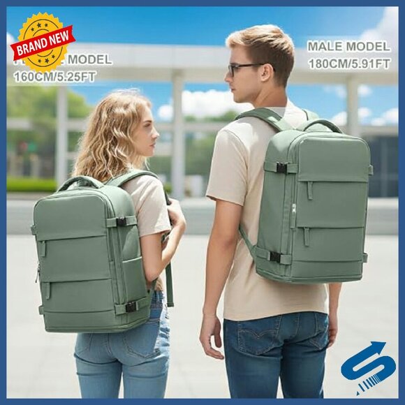 Waterproof 25L Travel Backpack Laptop Compartment Shoe Storage Daypack main image 5